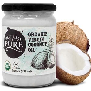 Proudly Pure Virgin & Unrefined Cold-Pressed Coconut Oil