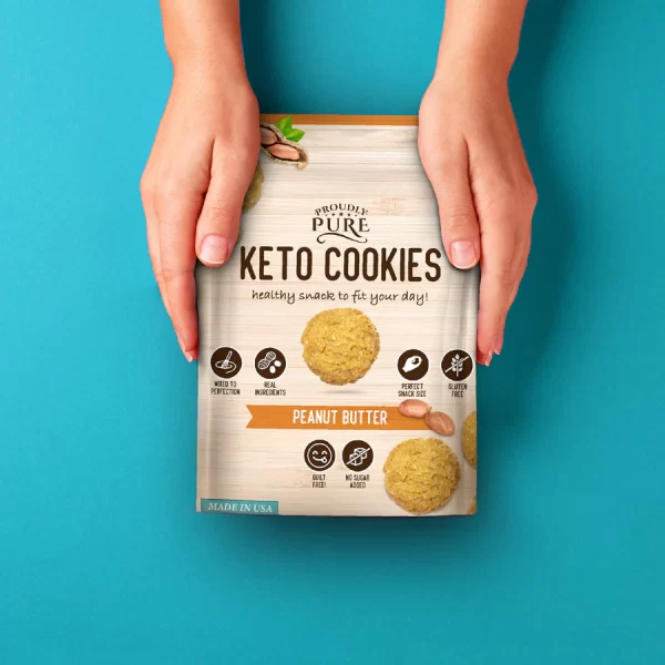 Mini Bite Size Keto Cookie Low Carb, Gluten Free Cookies (3 Pack)